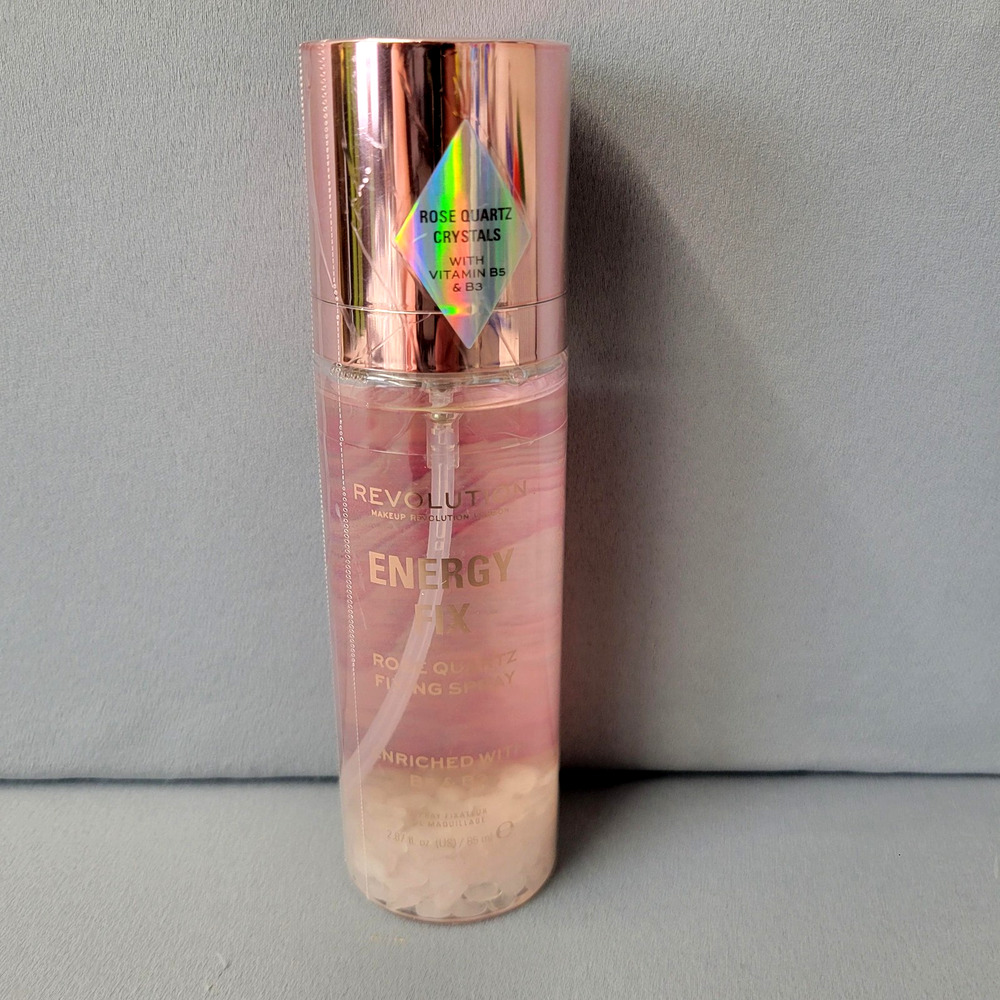 Revolution Energy Fix Rose Quartz Fixing‎ Spray 85ml 2.87oz Makeup Setting B5 B3